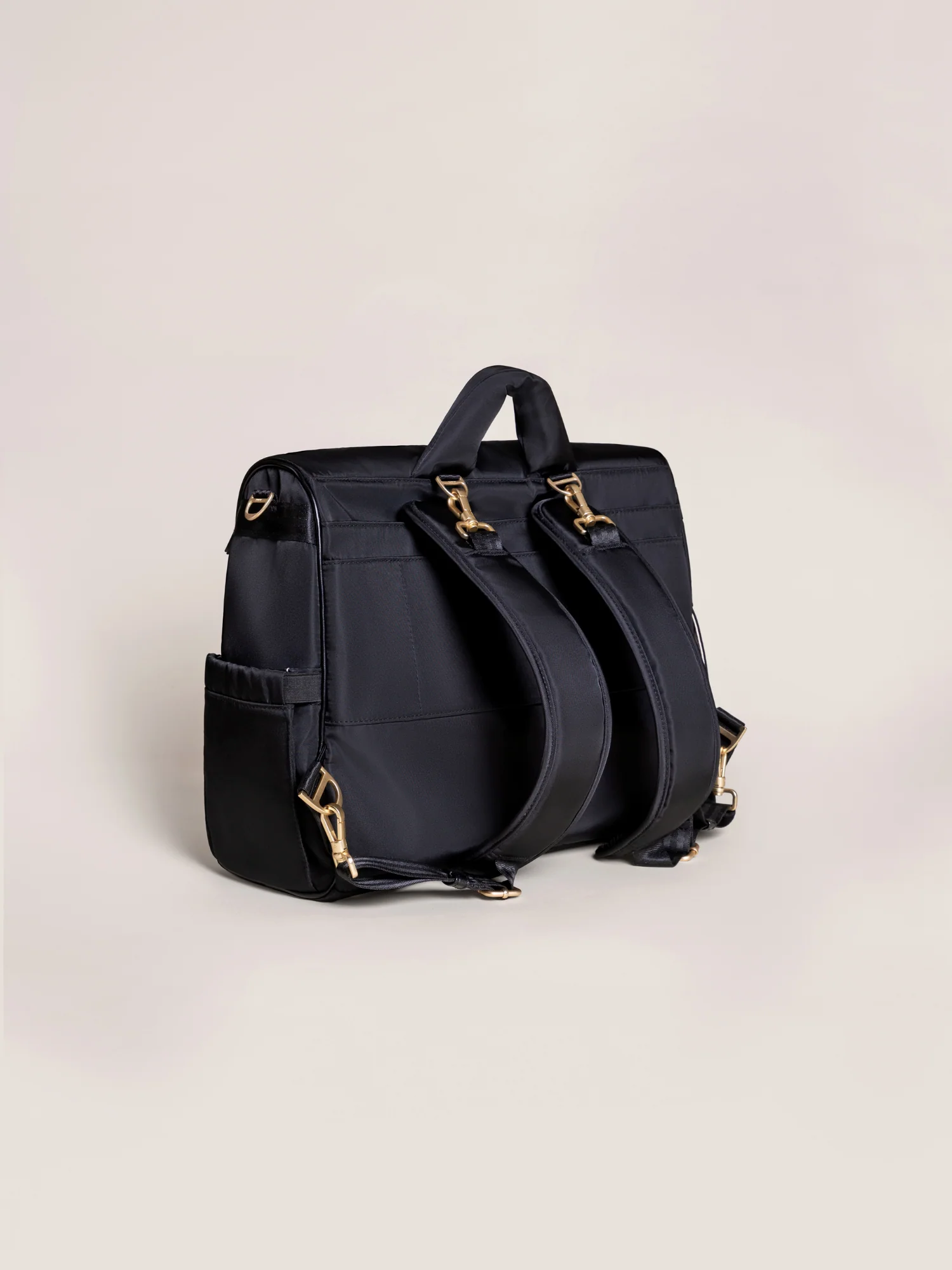 Satchel Diaper Bag - Black - Image 3